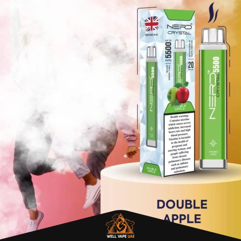 Nerd Crystal 5500 Puffs Double Apple