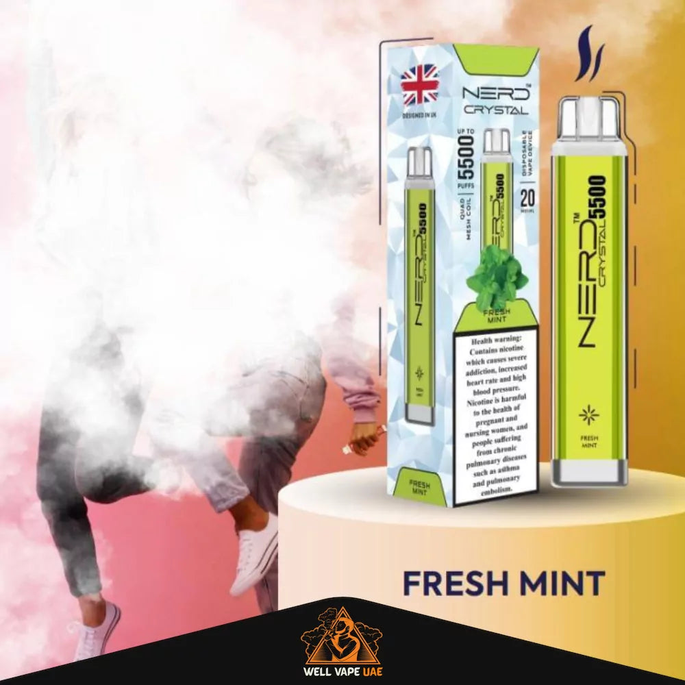 Nerd Crystal 5500 Puffs Fresh Mint