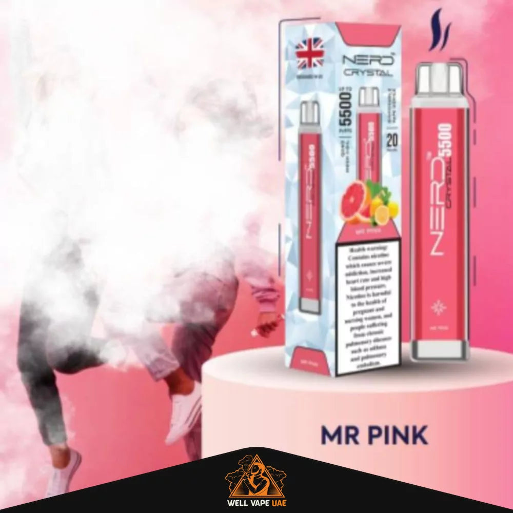 Nerd Crystal 5500 Puffs Mr Pink