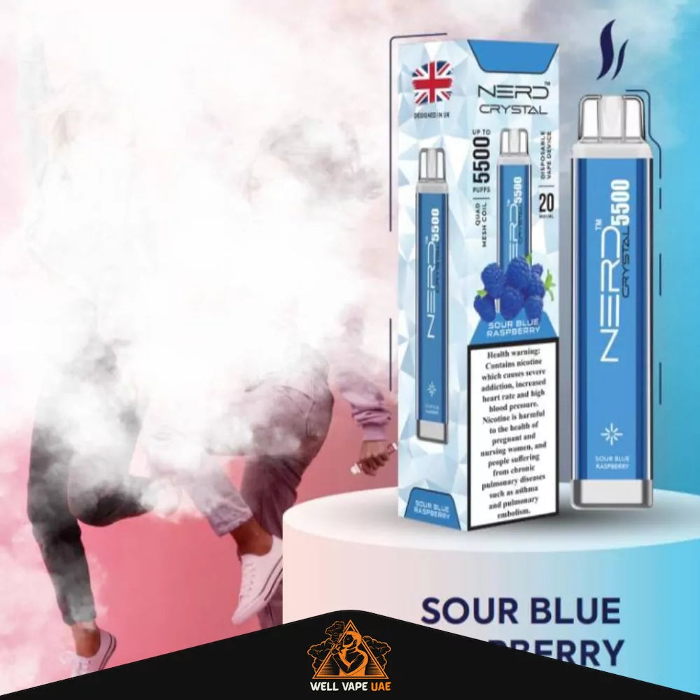 Nerd Crystal 5500 Puffs Sour Blue Raspberry
