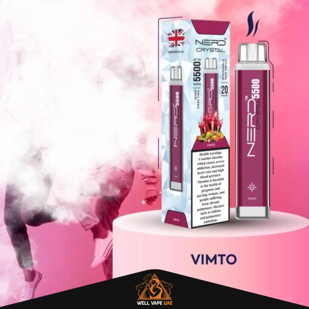 Nerd Crystal 5500 Puffs Vimto