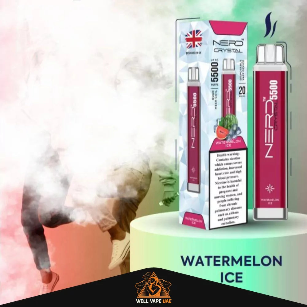Nerd Crystal 5500 Puffs Watermelon Ice