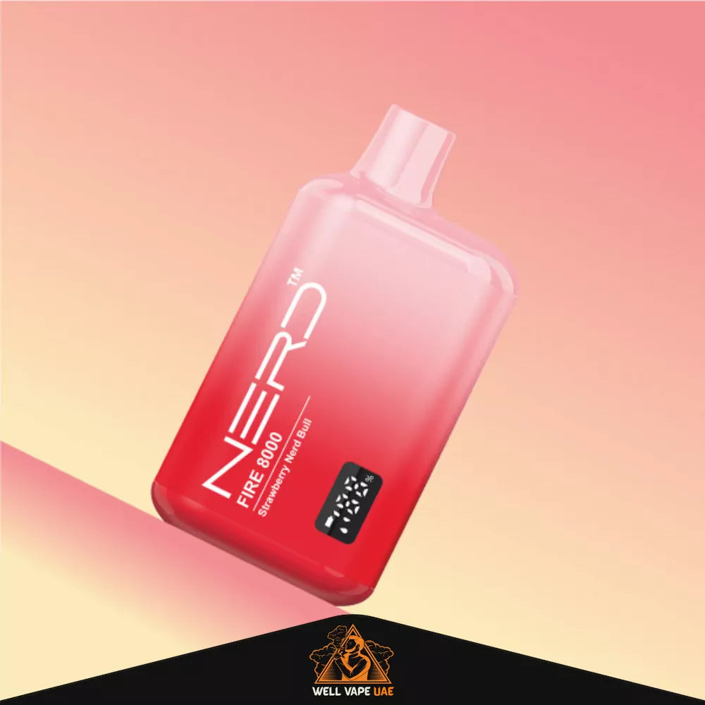 Nerd Fire 8000 Puffs Strawberry Nerd Bull