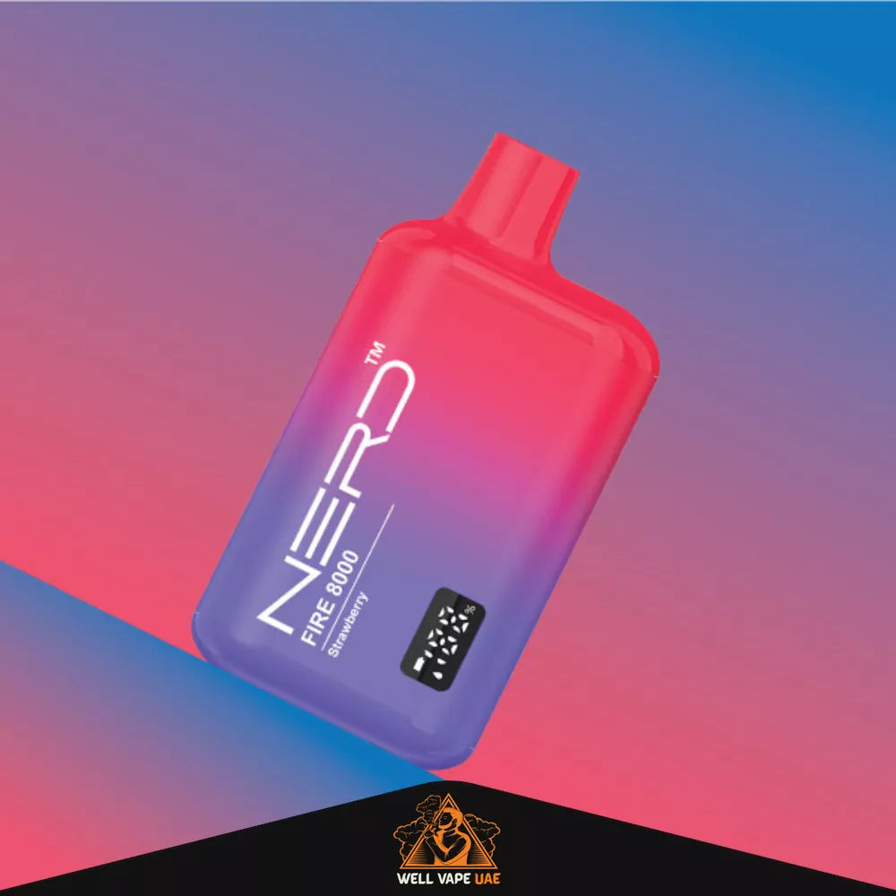 Nerd Fire 8000 Puffs Strawberry