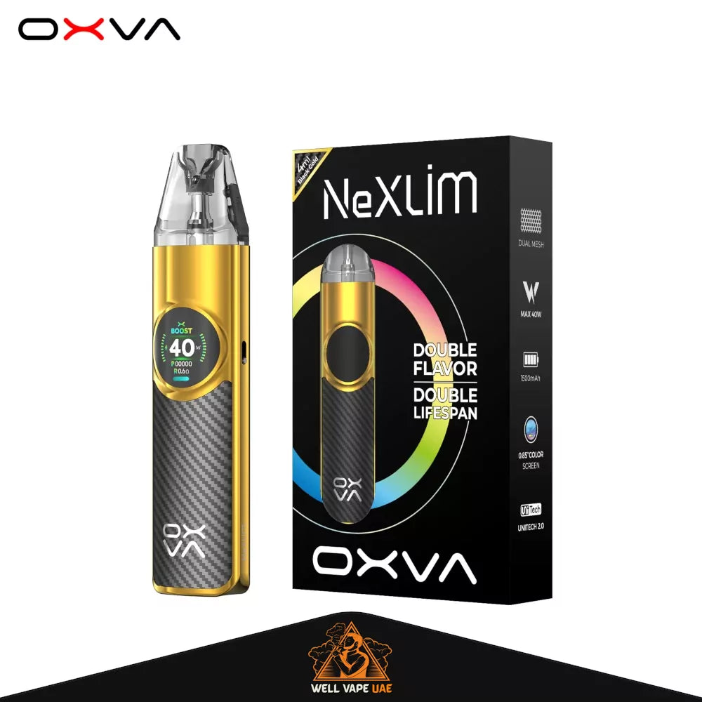 OXVA NeXLIM Pod System Kit Black Gold