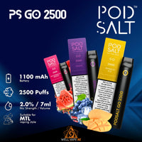 Pod Salt Go 2500 Puffs