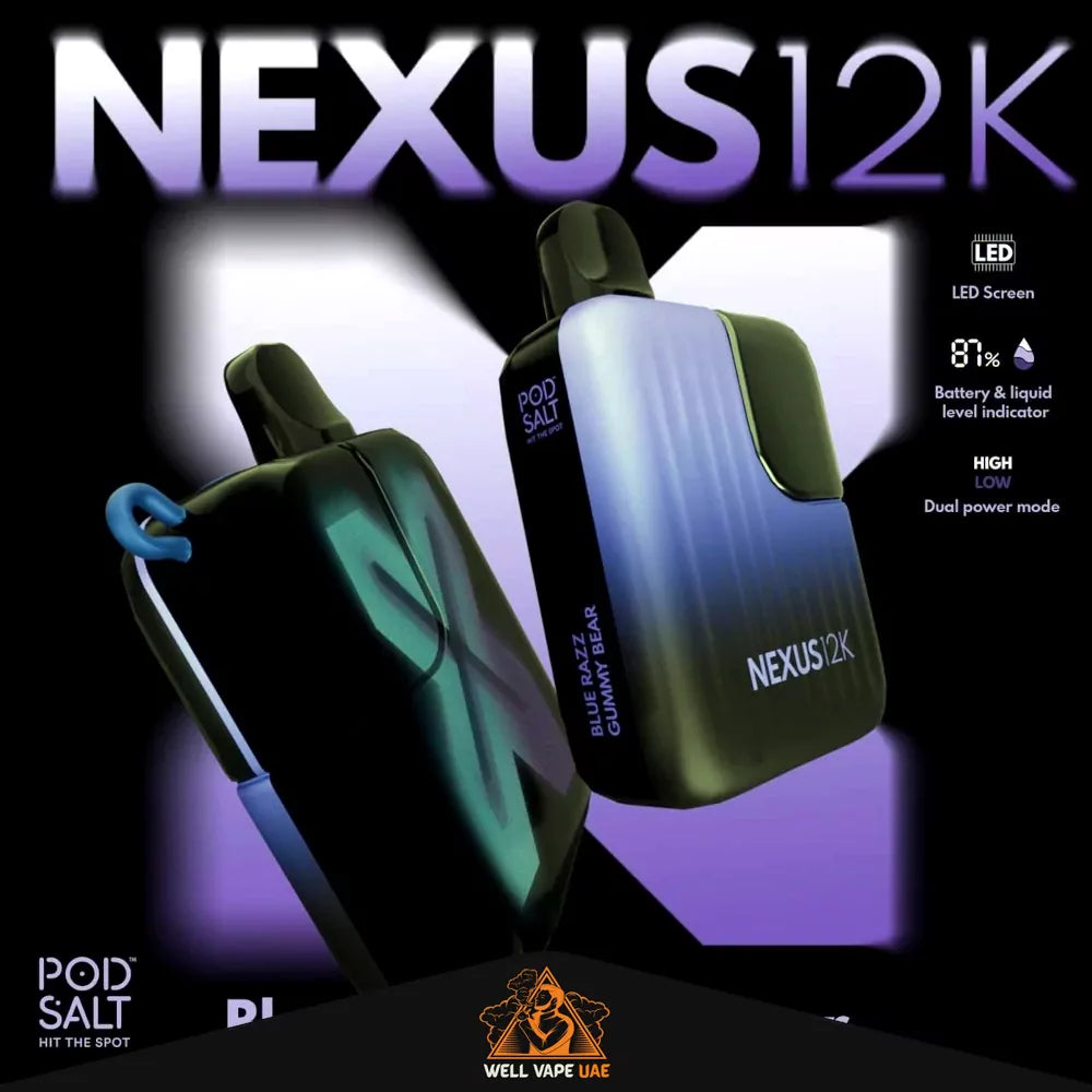 Pod Salt Nexus 12000 Puffs Blue Razz Gummy Bear
