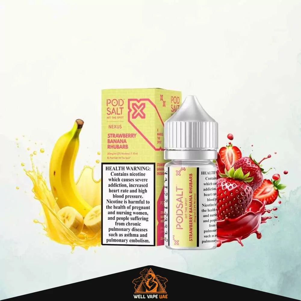 Pod Salt Nexus 30ml Strawberry Banana Rhubarb