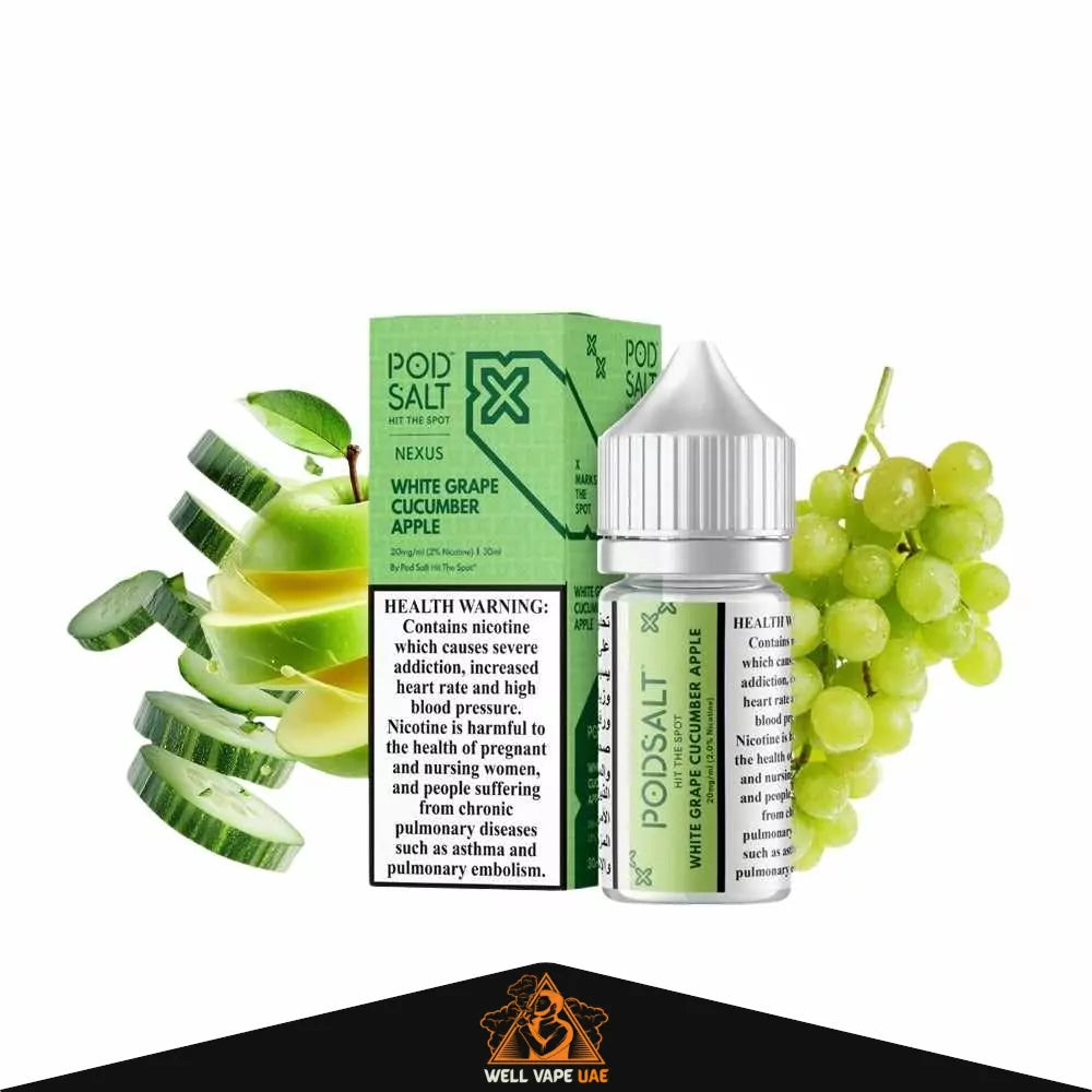 Pod Salt Nexus 30ml White Grape Cucumber Apple