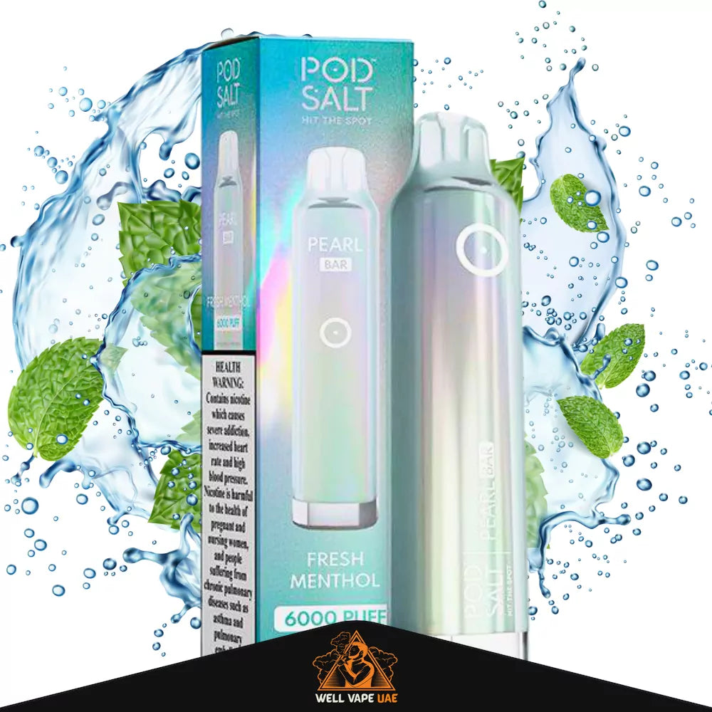 Pod Salt Pearl Bar 6000 Puffs Fresh Menthol
