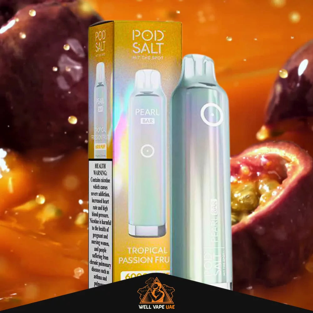 Pod Salt Pearl Bar 6000 Puffs Tropical Passion Fruit