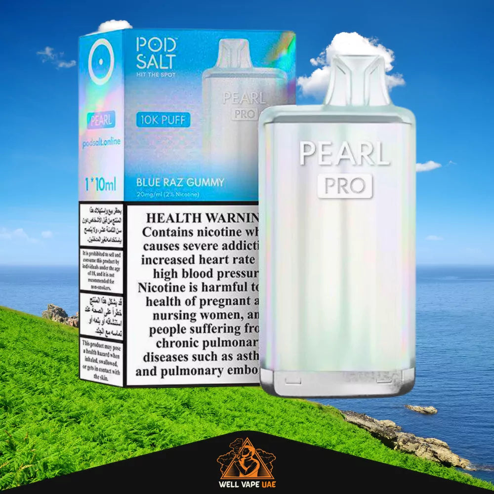 Pod Salt Pearl Pro 10000 Puffs Blue Raz Gummy
