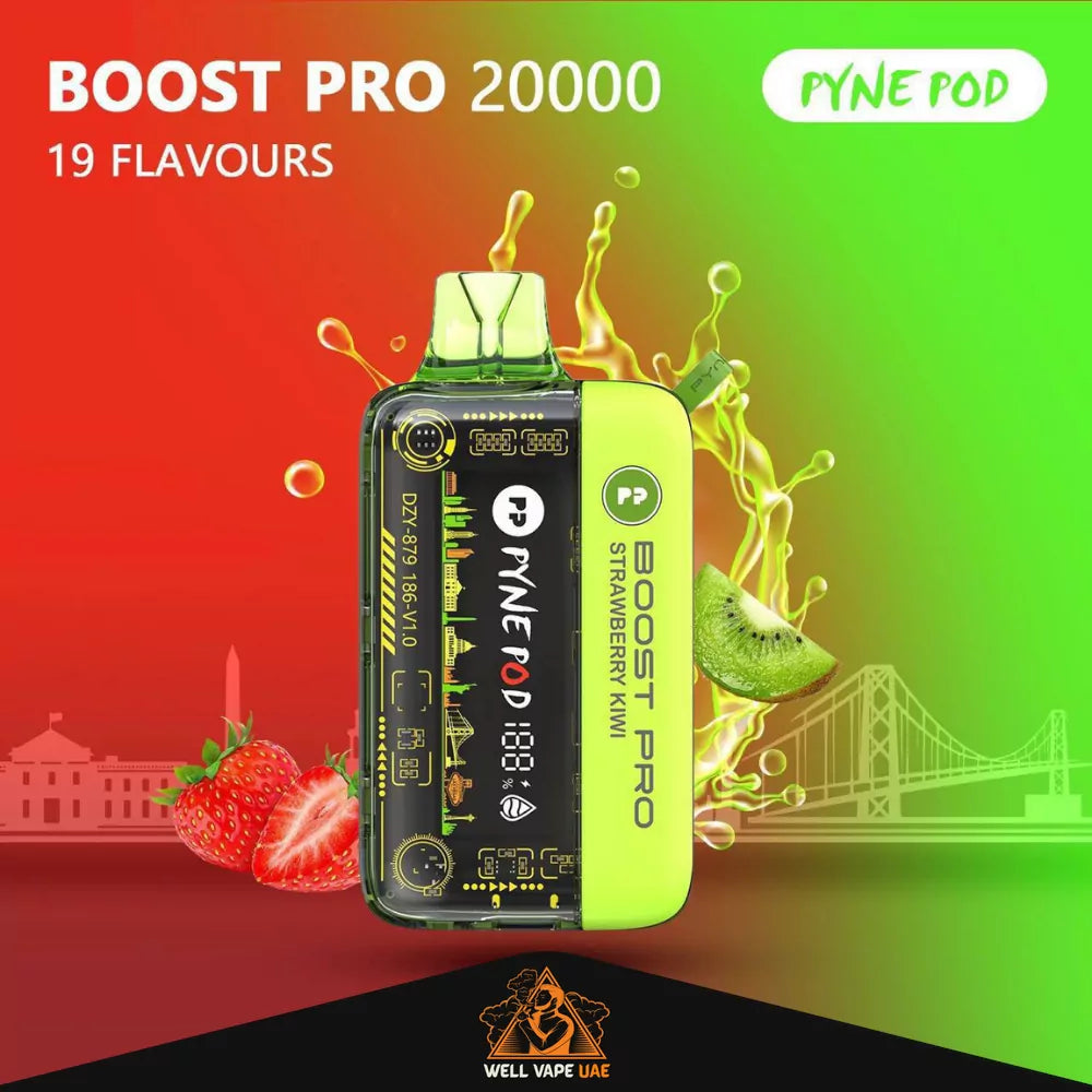Pyne Pod Boost Pro 20000 Puffs Strawberry Kiwi