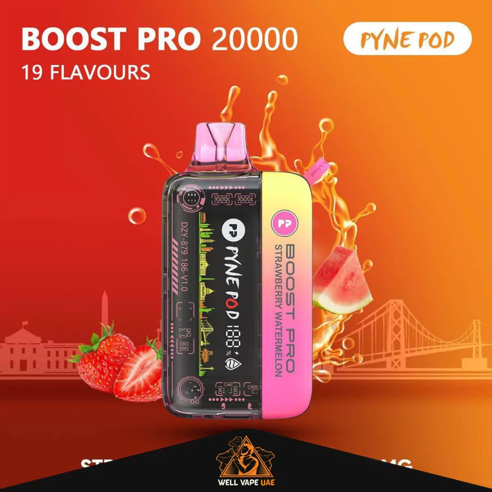 Pyne Pod Boost Pro 20000 Puffs Strawberry Watermelon