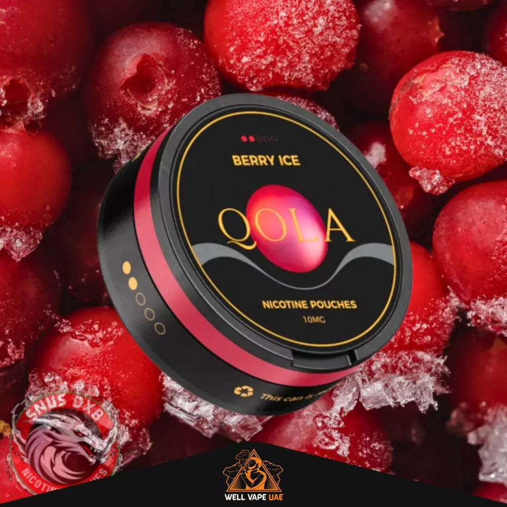 Qola Nicotine Pouches Berry Ice 10 mg