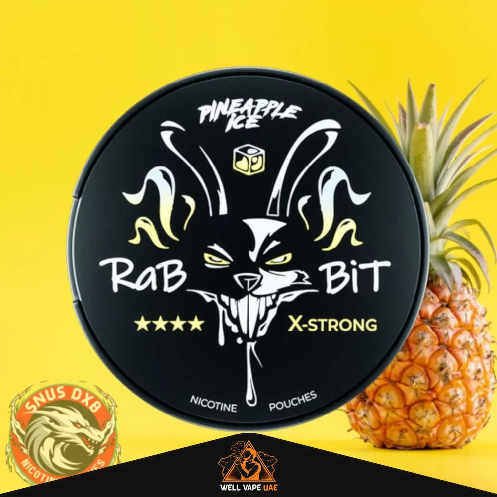 Rabbit Nicotine Pouches Pineapple Ice 50 mg