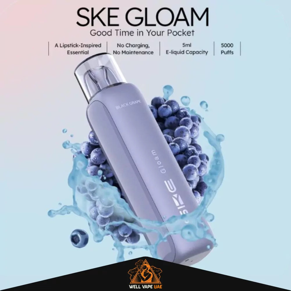 SKE Gloam 5000 Puffs Black Grape