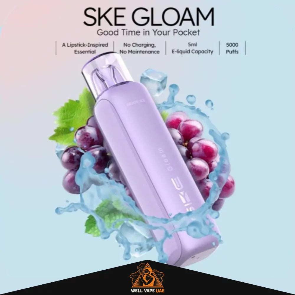 SKE Gloam 5000 Puffs Grape Ice