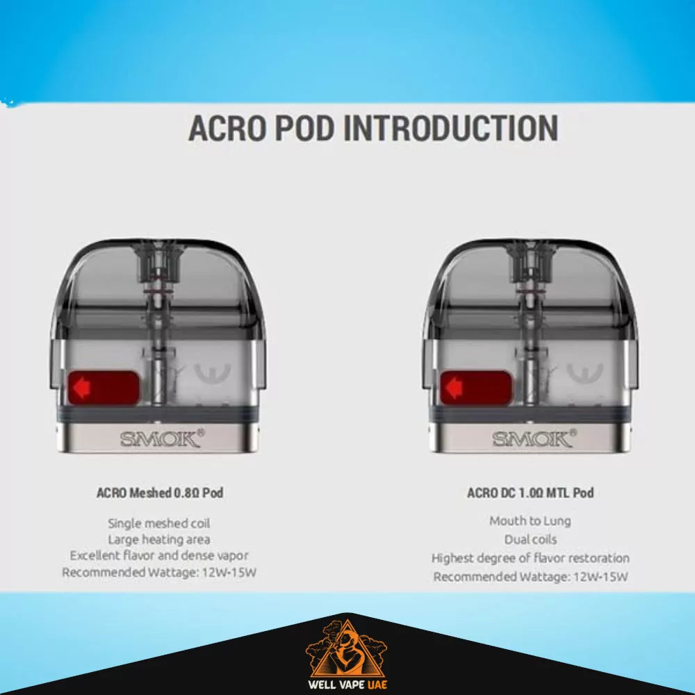 SMOK ACRO Replacement Pod 3pcs