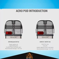 SMOK ACRO Replacement Pod 3pcs
