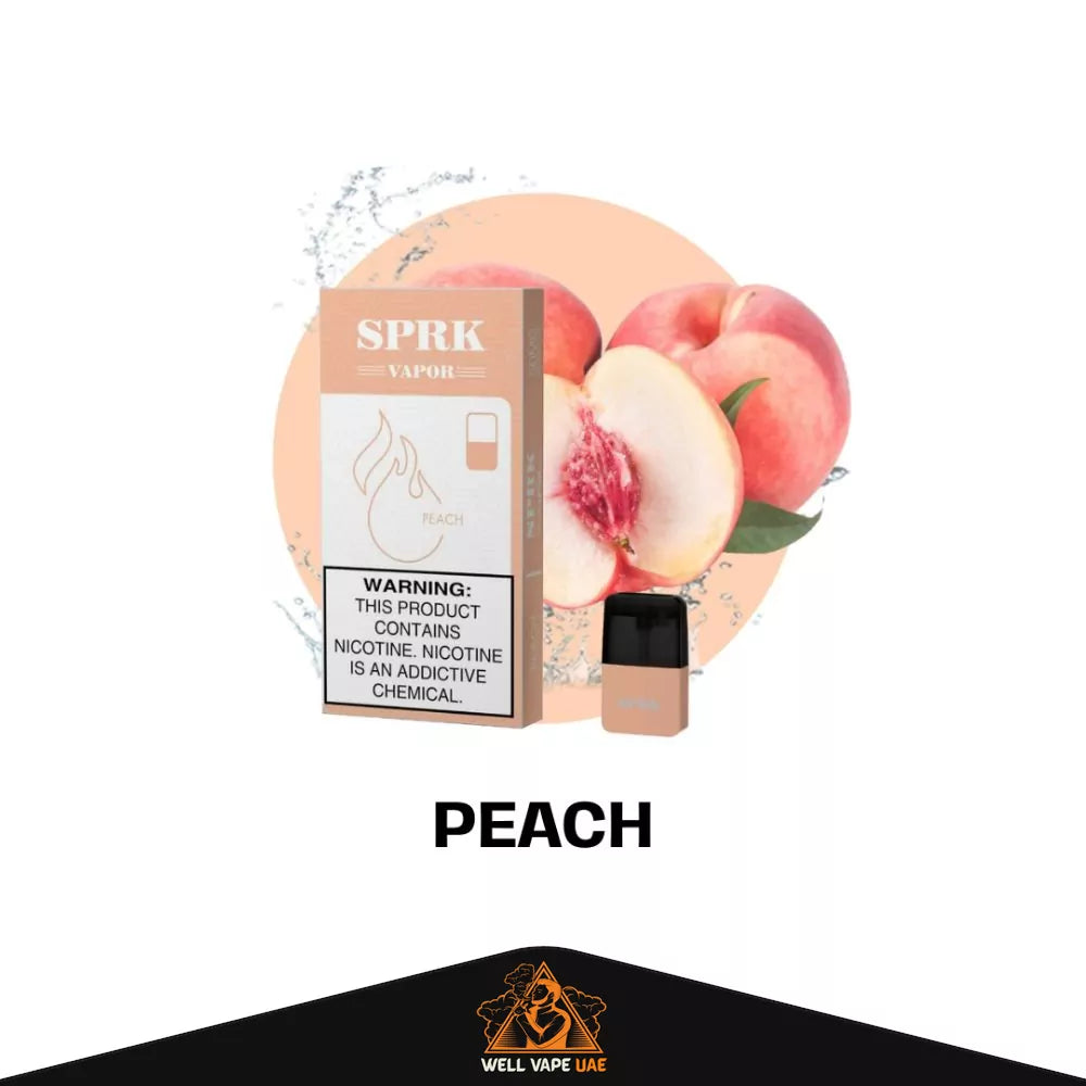SPRK Vapor V4 Pods Peach