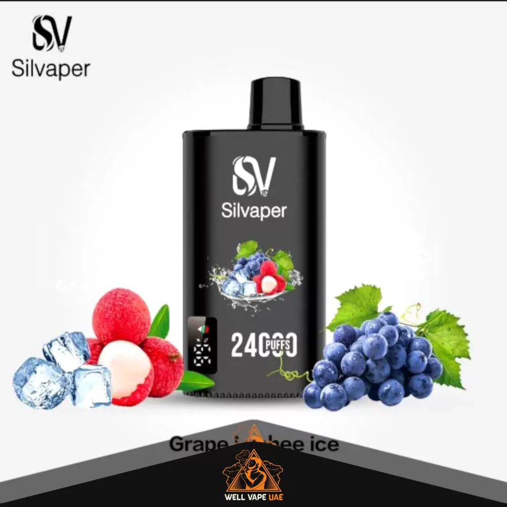 Silvaper 24000 Puffs Grape Lychee Ice