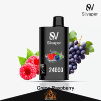 Silvaper 24000 Puffs Grape Raspberry