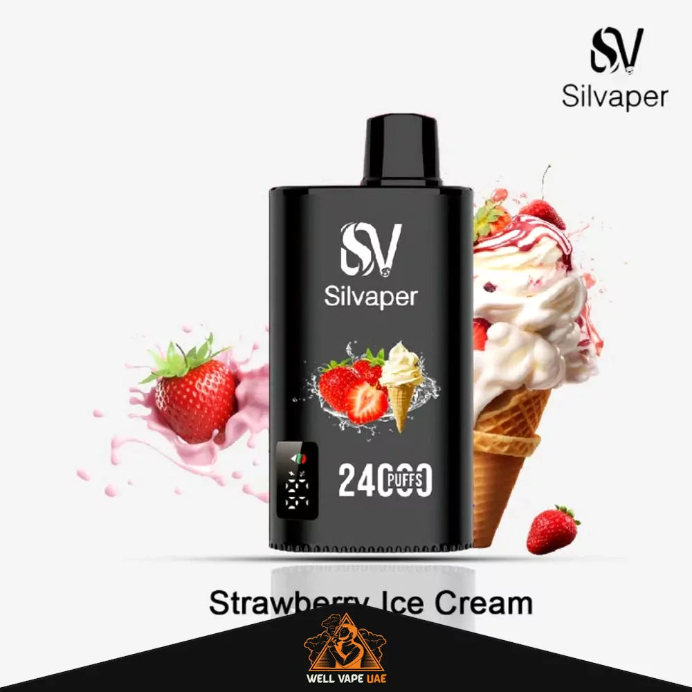 Silvaper 24000 Puffs Strawberry Ice Cream