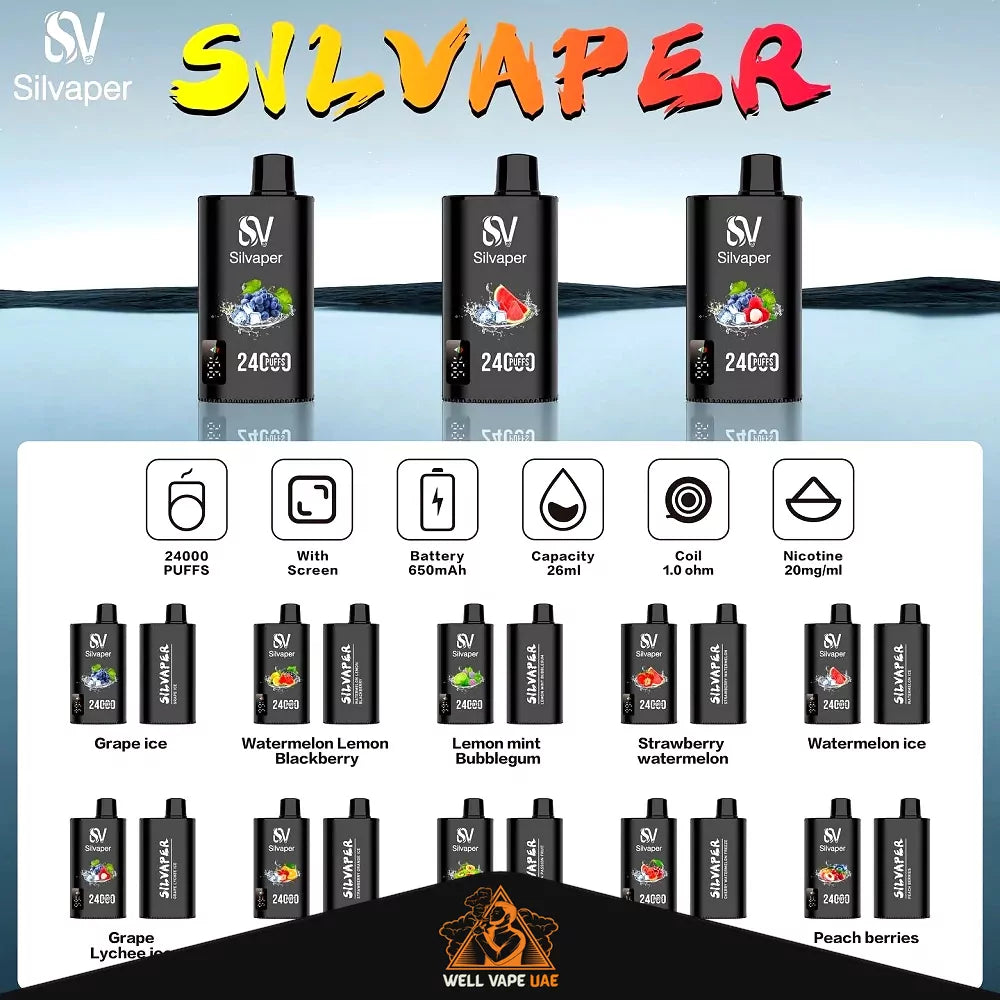 Silvaper 24000 Puffs