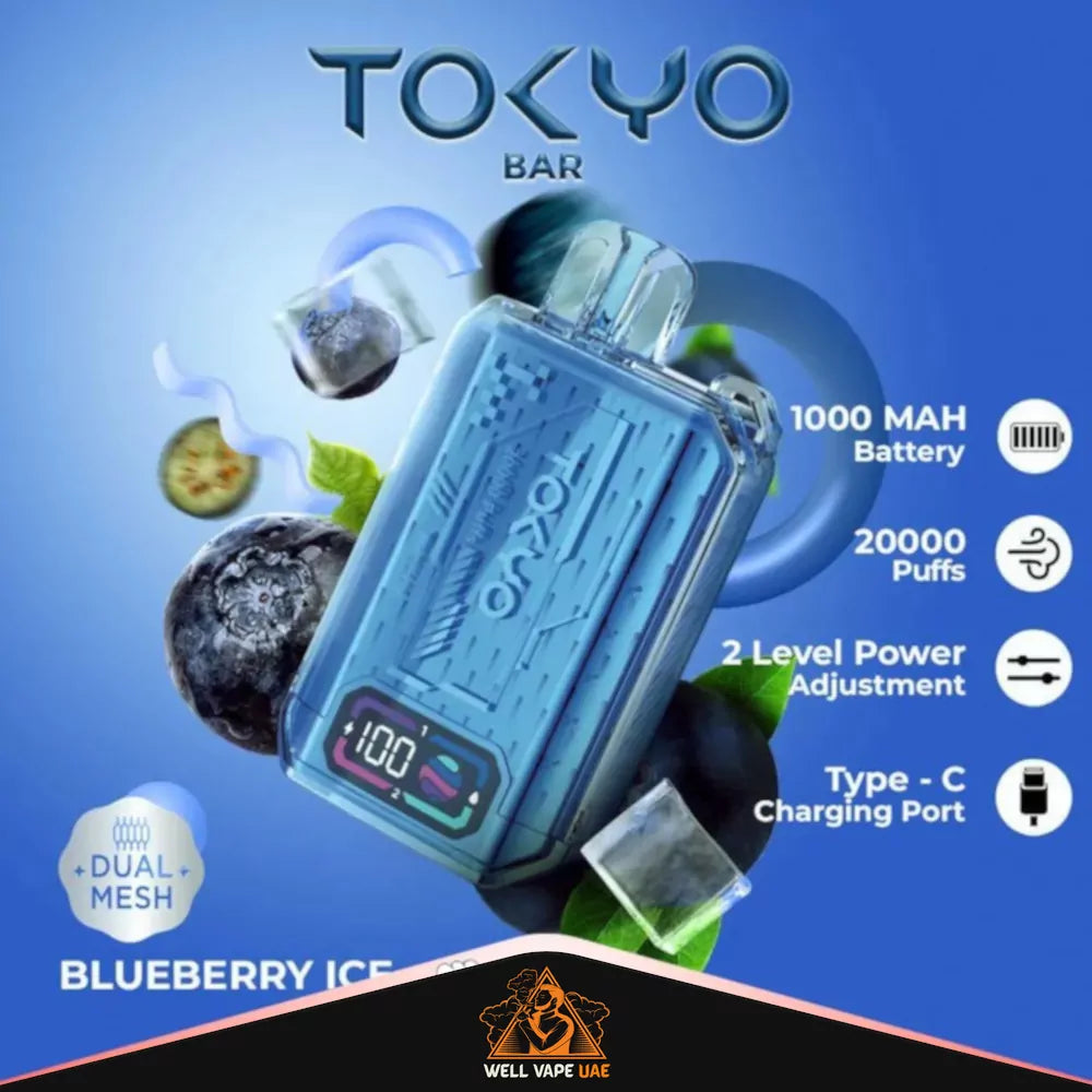 Tokyo Bar 20000 Puffs Blueberry Ice