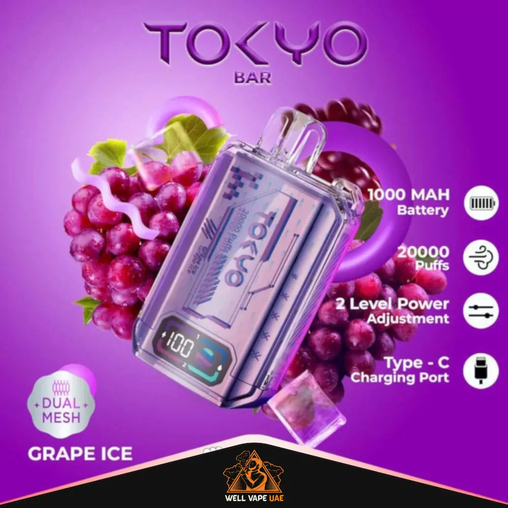 Tokyo Bar 20000 Puffs Grape Ice