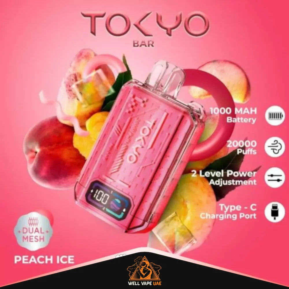 Tokyo Bar 20000 Puffs Peach Ice