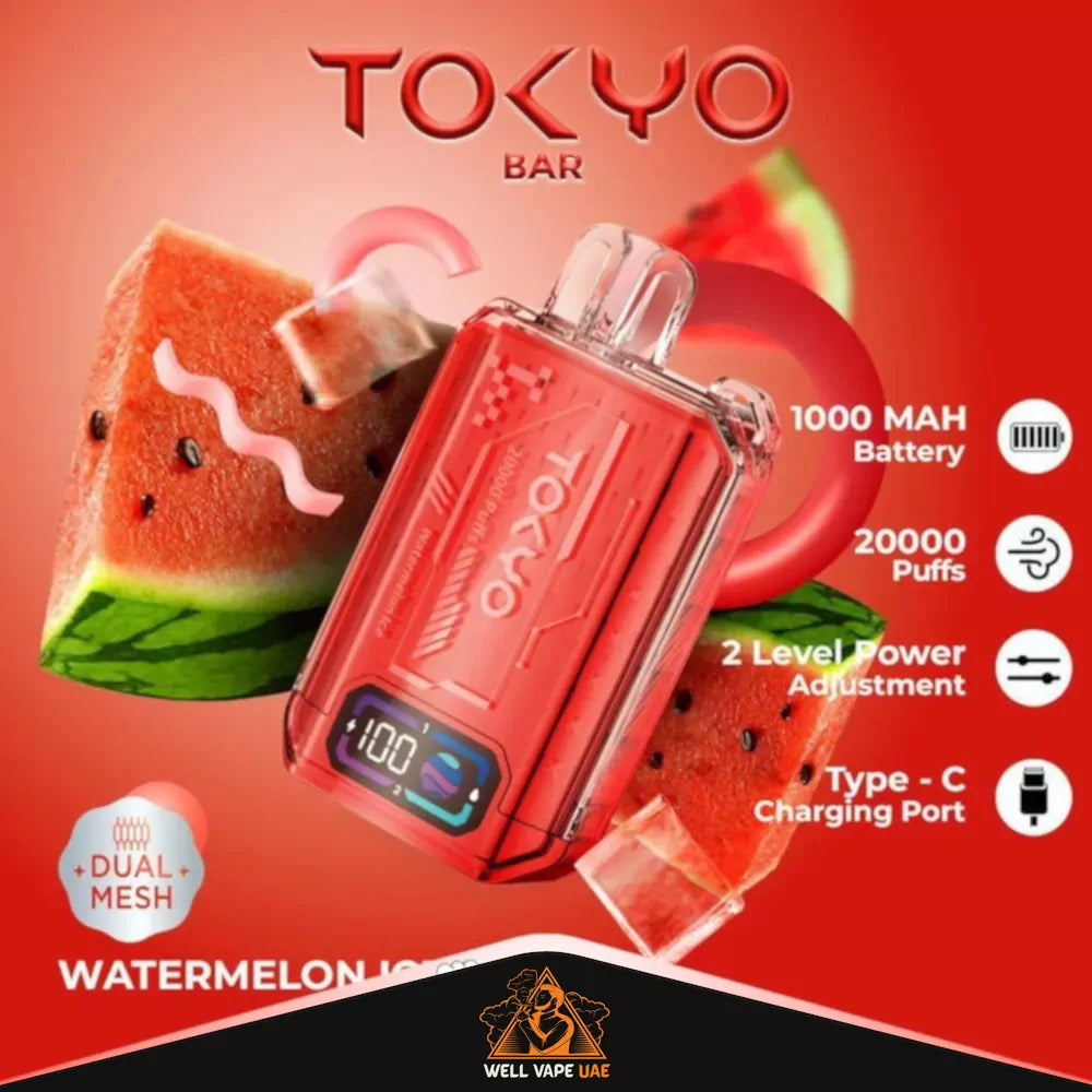 Tokyo Bar 20000 Puffs Watermelon Ice
