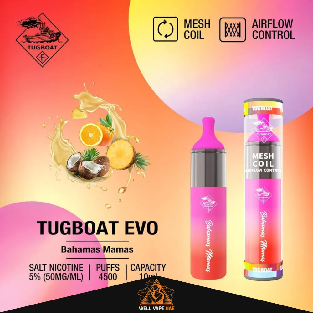 Tugboat EVO 4500 Puffs Bahamas Mamas