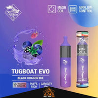 Tugboat EVO 4500 Puffs Black Dragon Ice