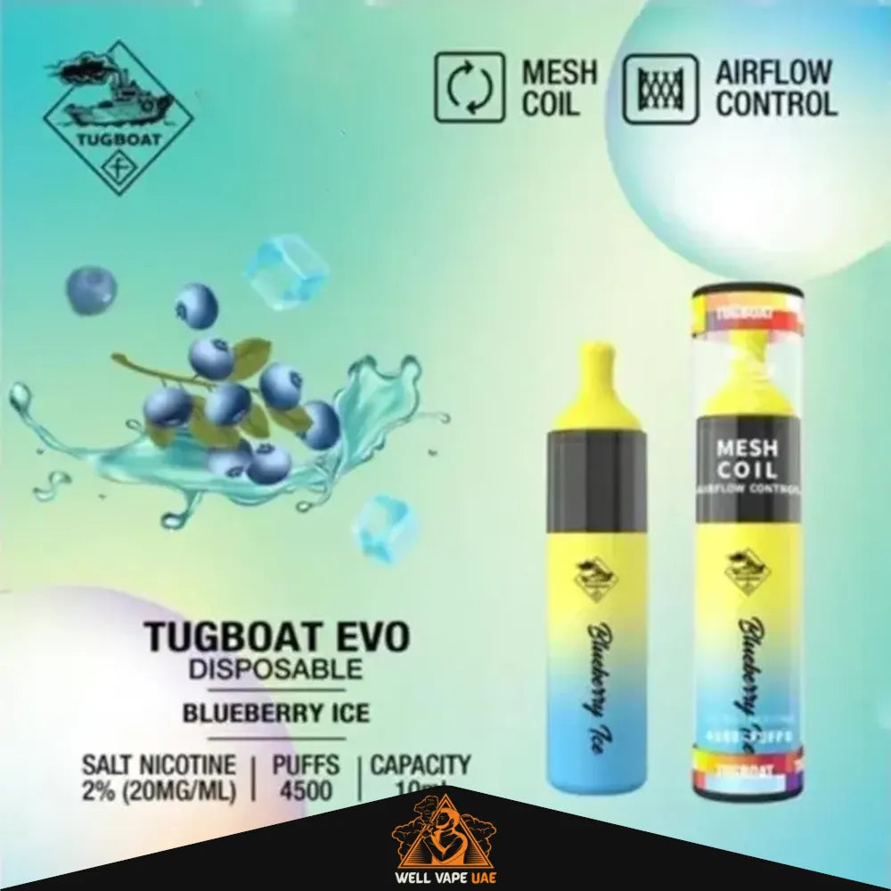 Tugboat EVO 4500 Puffs Blueberry Ice