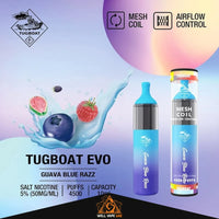 Tugboat EVO 4500 Puffs Guava Blue Razz