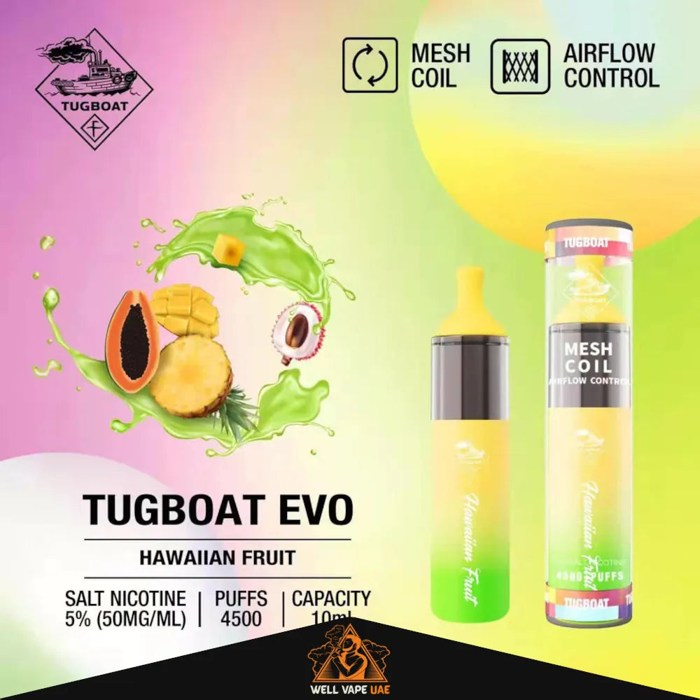 Tugboat EVO 4500 Puffs Hawaiian Fruit