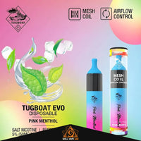 Tugboat EVO 4500 Puffs Pink Menthol