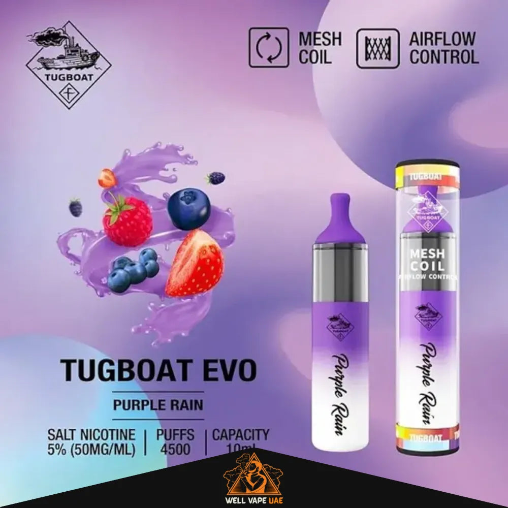 Tugboat EVO 4500 Puffs Purple Rain