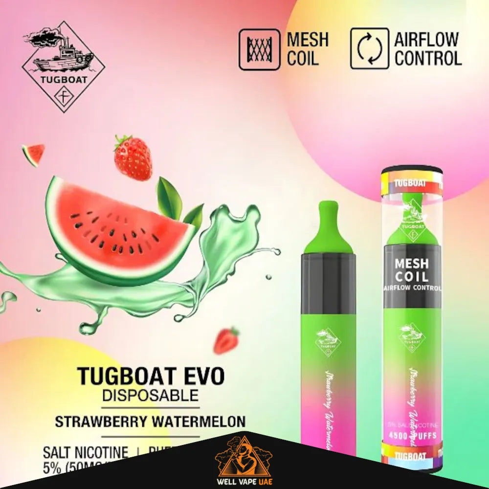 Tugboat EVO 4500 Puffs Strawberry Watermelon