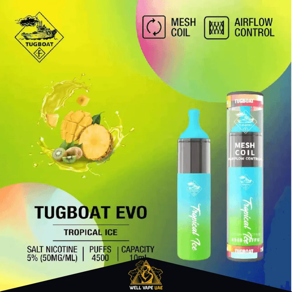 Tugboat EVO 4500 Puffs Tropical Ice