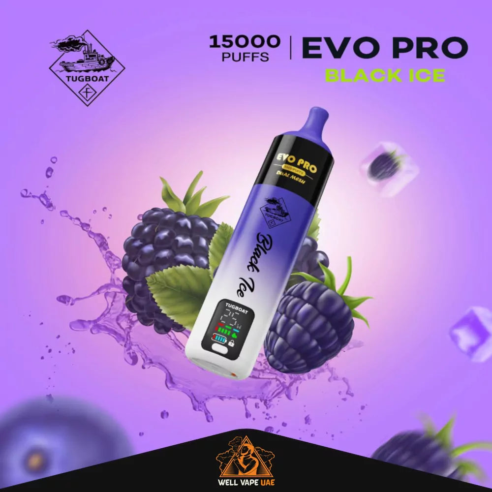 Tugboat Evo Pro 15000 Puffs Black Ice