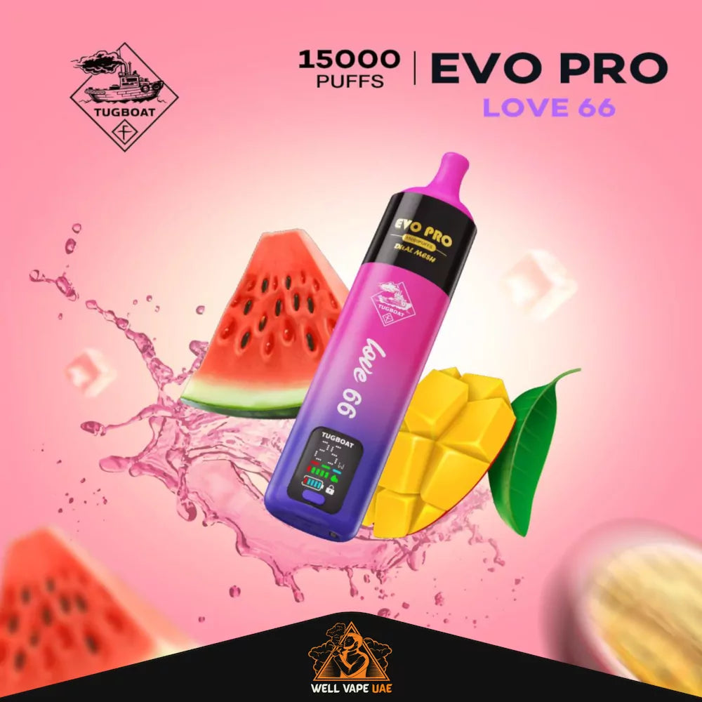 Tugboat Evo Pro 15000 Puffs Love 66