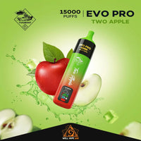 Tugboat Evo Pro 15000 Puffs Two Apple