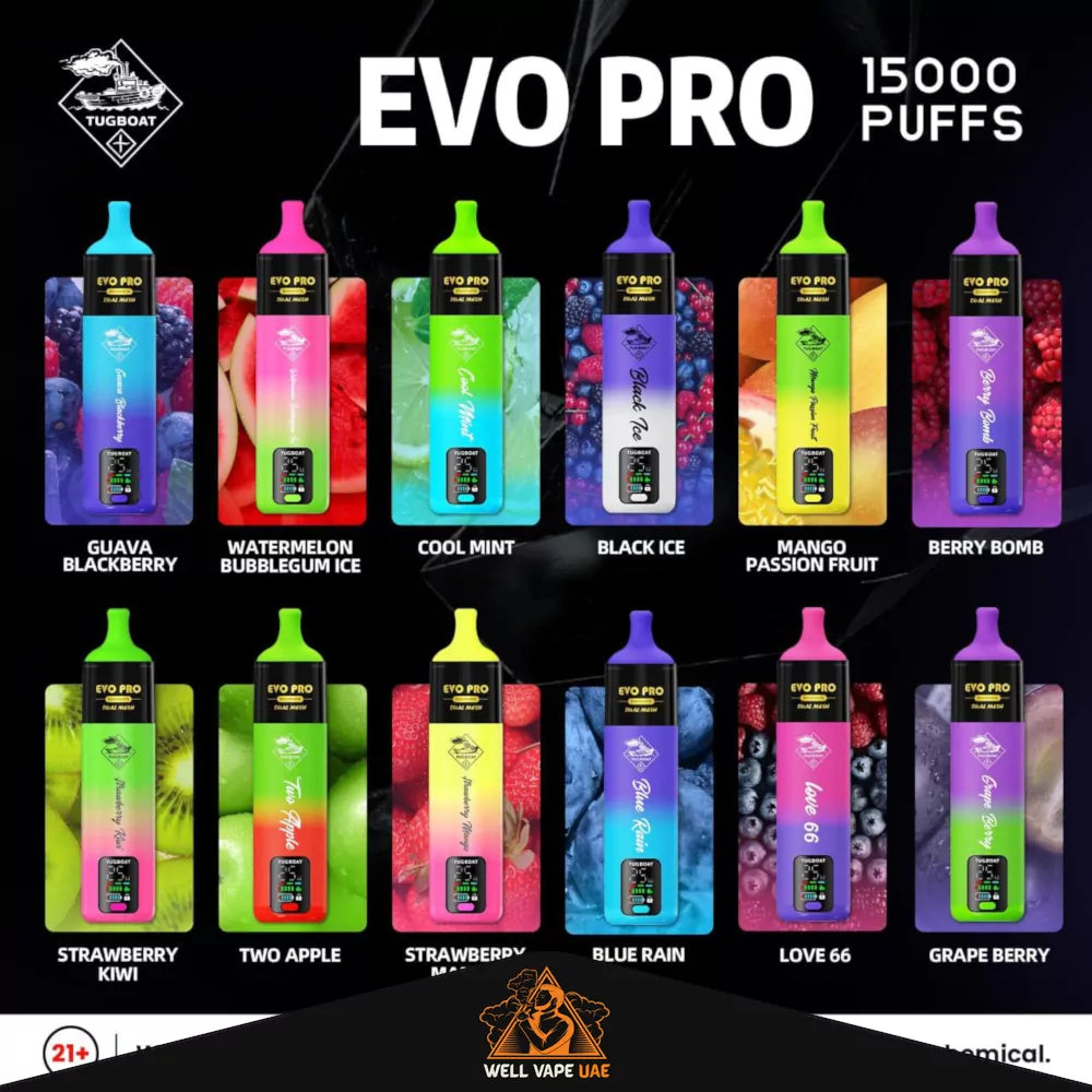 Tugboat Evo Pro 15000 Puffs
