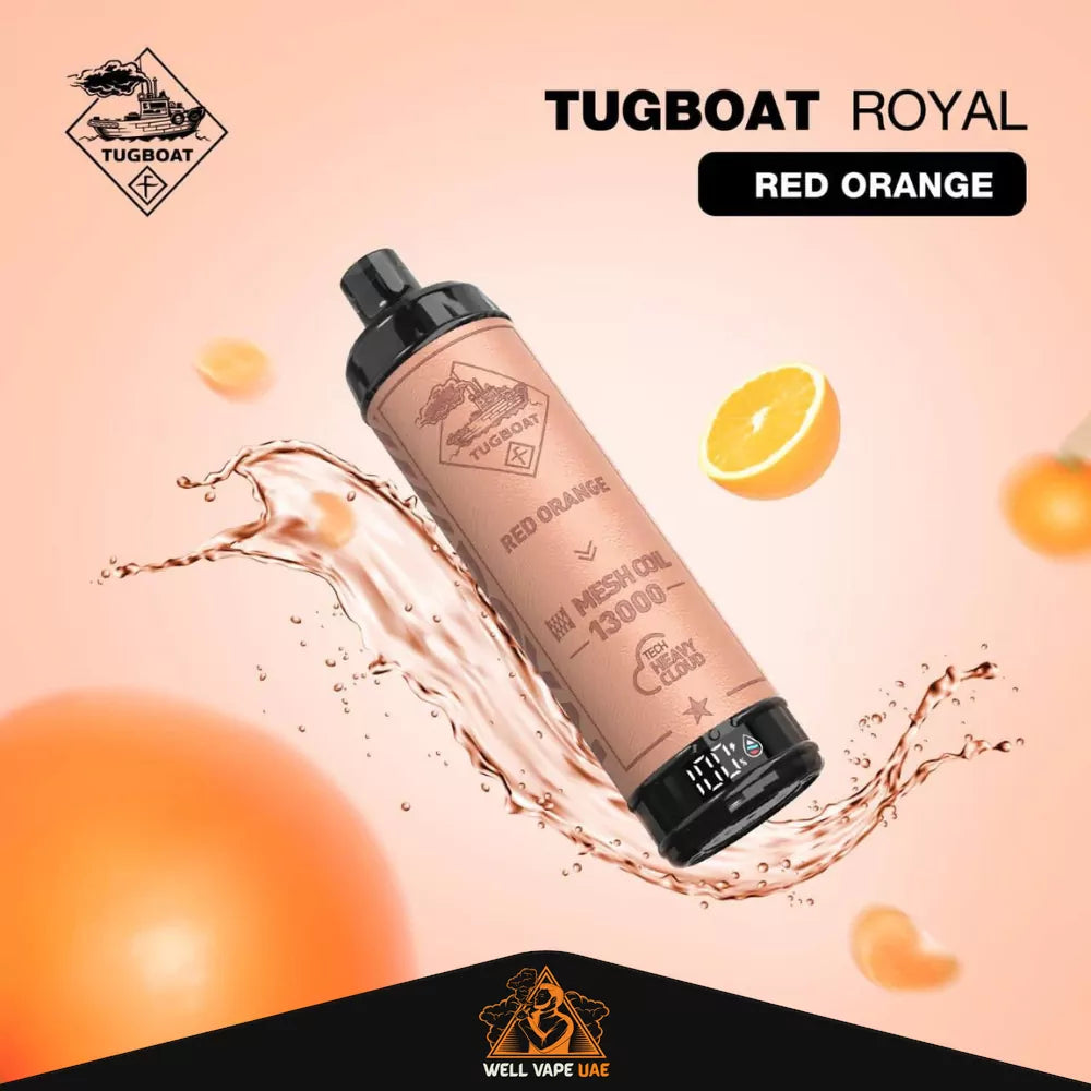 Tugboat Royal 13000 Puffs Red Orange