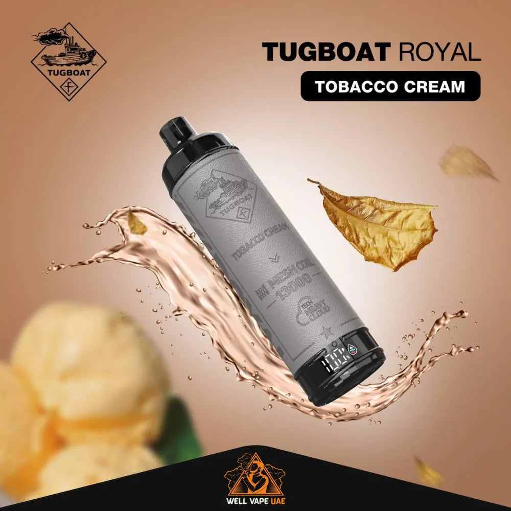 Tugboat Royal 13000 Puffs Tobacco Cream
