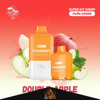 Tugboat Super Kit 24000 Puffs Double Apple