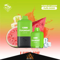 Tugboat Super Kit 24000 Puffs Lush Ice
